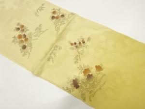 未使用品　正絹　金彩　帯揚げ